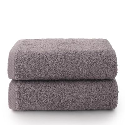 Set 2 Toallas manos (50x100) Gris