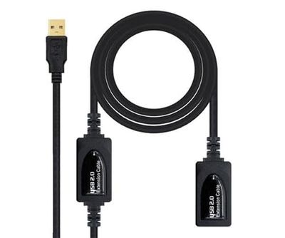 Watio Wave Cable - cable USB 2.0 activo, 15 metros, tipo A a tipo B, garantiza conexión estable y rápida para dispositivos eléctricos.