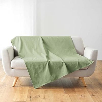 Douceur d'Intérieur Pläd (220 x 240 cm) Lucile salvia, polycotton
