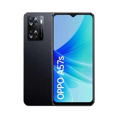 OPPO A57s Smartphone - 16,66 cm (6,56 inch) LCD-display, 4 GB RAM, 128 GB intern geheugen, 50 megapixel dual-camera, 5.000 mAh batterij, Starry Black