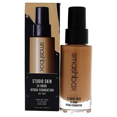 Smashbox Smashbox Studio Skin 15 Hour Wear Hydrating Foundation Fluid Ounce Tappo per orecchie 18 centimeters Nero (Black)