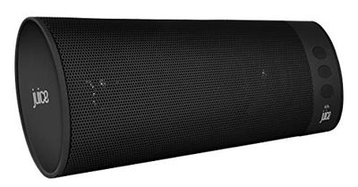 Juice Boom Portable Bluetooth Speaker, Wireless Rechargeable Device, Super Bass Stereo Speaker, for Smartphone, Mp3 Player, Tablet, Laptop, PC, Travel, Black