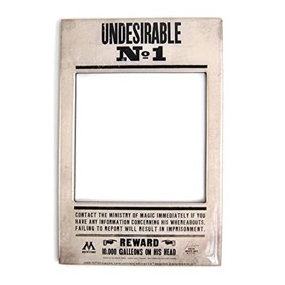 Potter-EV-20435 Marco para foto Harry Potter Indeseable nº1, Multicolor, Standard (HALF MOON BAY MAGMHP12)
