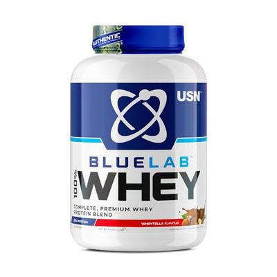USN Blue Lab Whey Protein Powder: Wheytella - Whey Protein 908g - Post-Workout - Whey Isolate - Muscle Building Powder Supplement With Added BCAAs