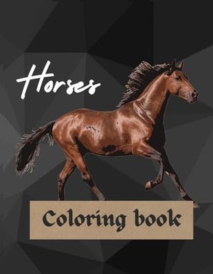Horse art for kids: Horse art images for colouring. Learning more about horses.