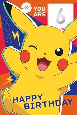 pokemon, generic, birthday card