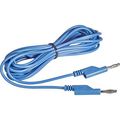 VOLTCRAFT MS5/BL Meetsnoer Banaanstekker 4 mm Banaanstekker 4 mm 5.00 m Blauw 1 stuk(s)