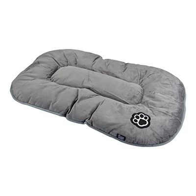 LOVE STORY Cuscino a fiocco reversibile in poliestere, 107 x 62 cm, colore: grigio/nero