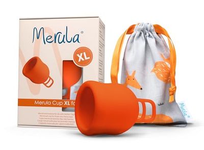 Merula Cup XL Raposa (laranja) - Copa menstrual para os dias mais fortes