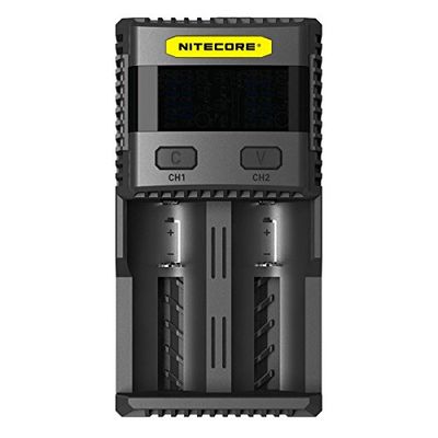 Nitecore SC2 Superb Charger - Caricabatterie Veloce Universale, fino a 3A