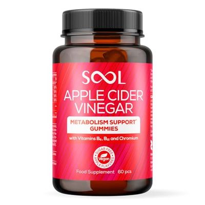 SOOL Apple Cider Vinegar Gummies, 60pcs
