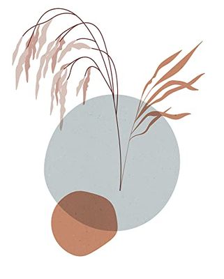Komar Quadro da parete Bohemian Reedbeds – Dimensioni: 40 x 50 cm – Poster stampa artistica decorazione soggiorno camera da letto
