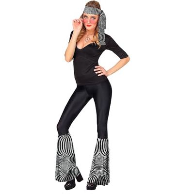 Widmann Hippie Costumes | 70s Set Psychedelic Silver | Carnival Costume | Fancy Dress