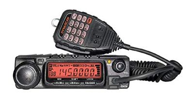Dynascan - Transceptor Emisora Móvil VHF para Coche DYNASCAN M-6D-V de 45W con Pantalla Iluminada | de Uso Comercial | con Micrófono Multifunción y Memoria Programable de hasta 200 Canales