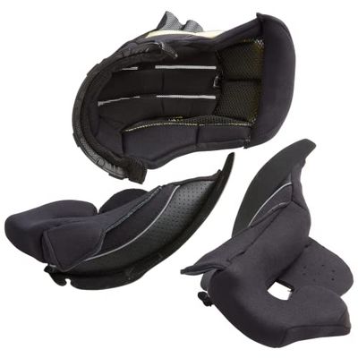 O'NEAL Motorcross Helmet Replacement Parts Motorcycle Enduro Replacement Lining for M-SRS Helmet Liner & Cheek Pads M-SRS Helmet Black Size XL