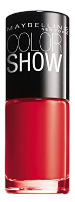 Maybelline New York Color Show Smalto Asciugatura Rapida, 349 Power Red - [confezione da 3]