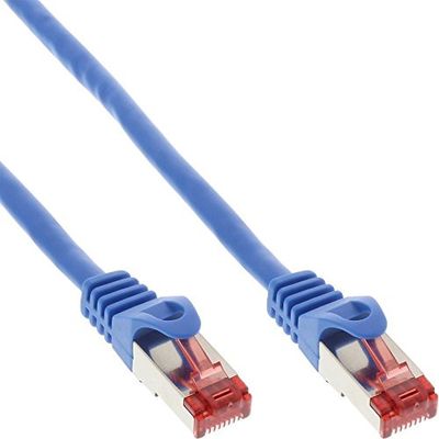 InLine 76422B S/FTP patchkabel 250 MHz PVC kopparkabel – blå