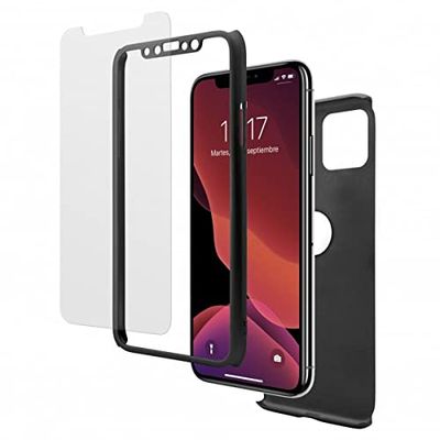 NUEBOO PACK FULL PROTECT NEGRO PARA IPHONE 11 PRO MAX