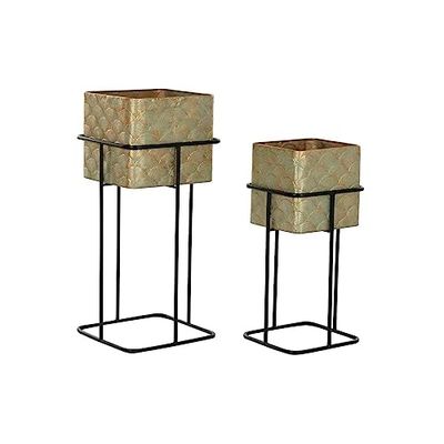 DKD Home Decor Set de maceteros, Estándar