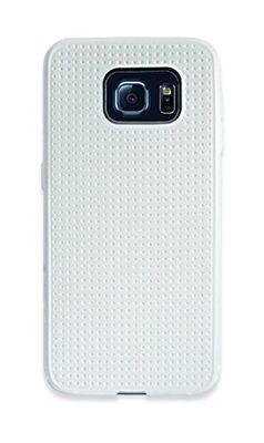 Phonix S920TEXW fodral med skärmskydd för Samsung Galaxy S6 vit