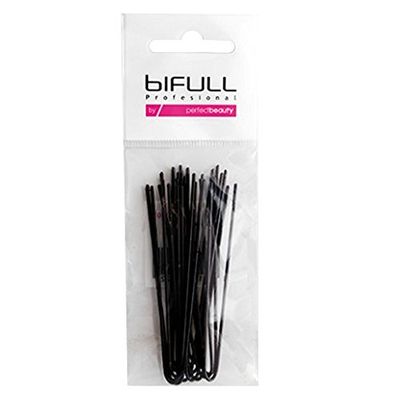 BIFULL Horquilla MOÑO Negro 67 mm 20 uds, Estandar