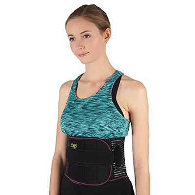 SOLES Lumbosacral Corset - Verstelbare Neopreen Brace - Korset om rugpijn te verlichten, ondersteuning kernsterkte - Bevordert gezond gewichtsverlies - Unisex