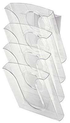 Leitz 54000002 Presentation Set of Document Holders A4 Polystyrene Transparent