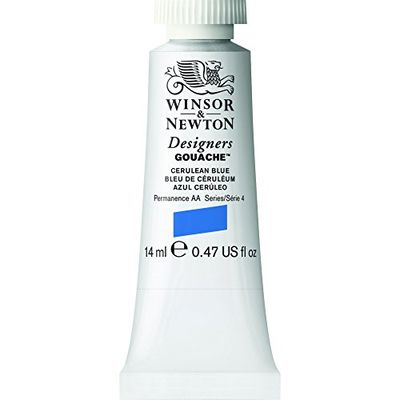 Winsor & Newton Designers Gouache 14ml Bleu Ceruleum Row