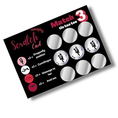 Gratta e vinci erotico per adulti. Regalo sexy. Regalo erotico per fidanzato o marito. Regalo per qualsiasi occasione speciale. Regalo birichino per le coppie. (posizione della giraffa)