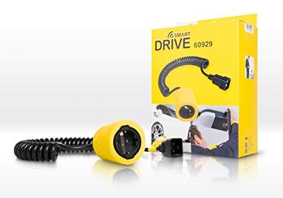 Schellenberg 60929 Cable Espiral alargador, 2,8 m, Antracita, Zubehör Smart Drive L,XL