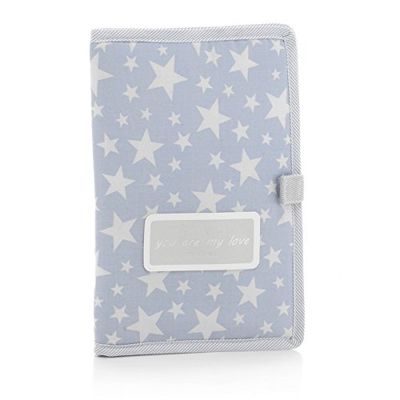 Cambrass Protège-Carnet de Santé Star Bleu 3 X 17 X 25 cm