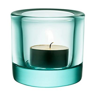 Iittala Porta-velas H,6 cm, verde água