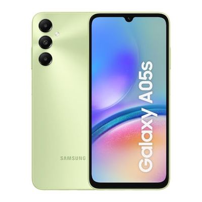 Samsung Galaxy A05s, Smartphone Android 4G, stockage 64 Go, Ram 4Go, batterie 5000 mAh, Smartphone déverrouillé, Lime, Version FR