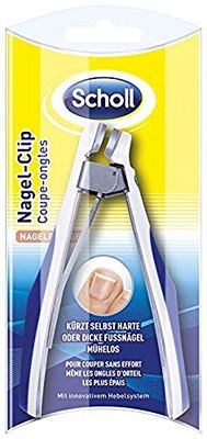 Scholl fotnagelklämma, nagelklämma, även med hårda eller tjocka fotnaglar, 1-pack (1 x 1 st.)
