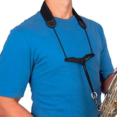 Protec Pro-Tec NB310M pas na szyję dla dorosłych, uniseks, komfortowy drążek, 56 cm, czarny, z neoprenu, 55,9 cm, regularny