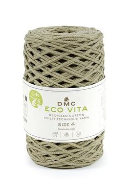 DMC - Eco Vita 4 | Fil de coton recyclé - Étiquettes à planter | 250 g - 200 m