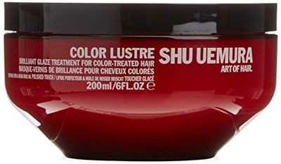 Shu Uemura, Máscara de casa de banho com brilho de cor brilho, cabelo colorido, enriquecido com óleo de rosa e extrato de bagas de goji, para preservar o brilho e a cor, 200 ml