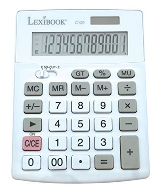 Lexibook - 12-siffrig skrivbordskalkylator - C129