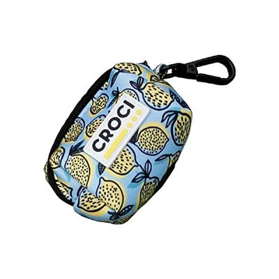 Croci Porta bolsas higiénicas para perros | Fantasía Lemons | Medidas: 6 x 4 cm