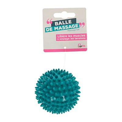UPFIT - Palla da massaggio, palla da massaggio con setole - Consente di eseguire un automassaggio localizzato sui muscoli dopo lo sport - Piccola e facile da trasportare - Colore: Blu - Peso: 40 g