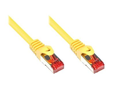 Kabelmeister Meister 31338 Cat6 Ethernet/Lan Patch Cable/20 m Cable, Snagless, RNS S/FTP PIMF Double Shielded 250 Yellow
