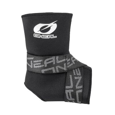 O'NEAL | Protector de Motocross | MX MTB Enduro Motocicleta | Soporte de Neopreno para el Tobillo, se Puede Llevar en el Tobillo Izquierdo y Derecho | Estabilizador de Tobillo | Adultos | Negro | S