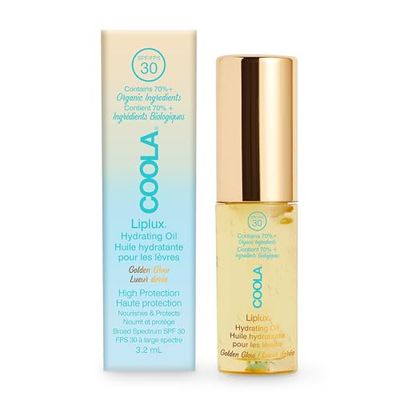 COOLA Classic Liplux® Organic Hydrating Lip Oil Sunscreen SPF 30, 3.2ml