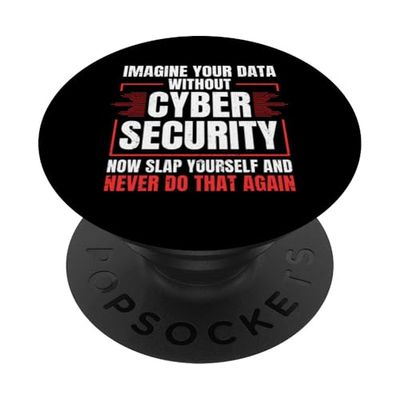 Cyber security Professional Funny IT Security Ethical hacker PopSockets Adhesive PopGrip