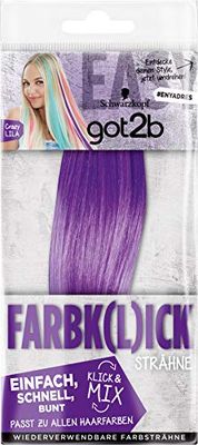got2b Farbk(l) ick Crazy Lila - Clip de clip, 1 unidad, color lila