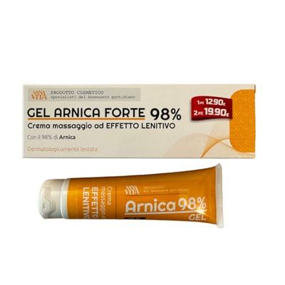 Sanavita - Arnica Gel Forte 98% Crema effetto Lenitivo, 150ml