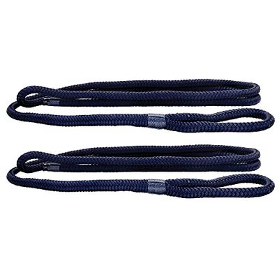 Extreme Max BoatTector 3006.3311 Lot de 2 Lignes d'ailes en Nylon à Double Tresse de qualité supérieure, 0,95 x 1,8 m, Bleu Marine