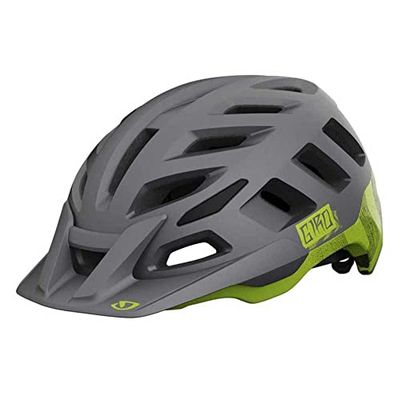 Giro Radix mat metallizzato nero/verde lime L