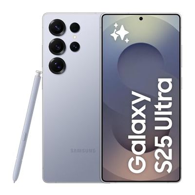 Samsung Galaxy S25 Ultra Smartphone AI, 3 anni di Garanzia del produttore, Display 6.9'' QHD+ Dynamic AMOLED 2X, Fotocamera 200MP, RAM 12GB, 1TB, 5.000 mAh, Titanium Silverblue [Versione italiana]