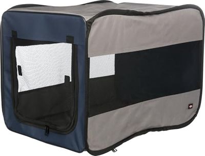 Trixie 39692 Mobile Kennel Twister, S: 45 × 45 × 64 cm, blu scuro/azzurro